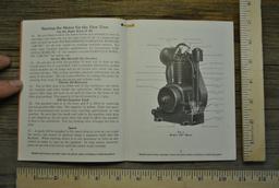 Operating Manual & Parts List for Briggs & Stratton Gasoline Engines