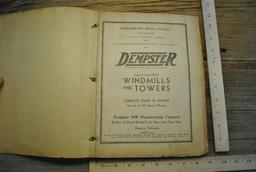 Dempster Repairs binder - 1931