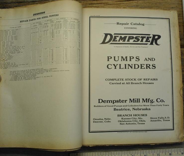 Dempster Repairs binder - 1931