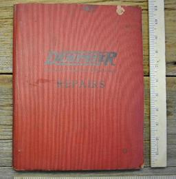 Dempster repairs - binder - 1937