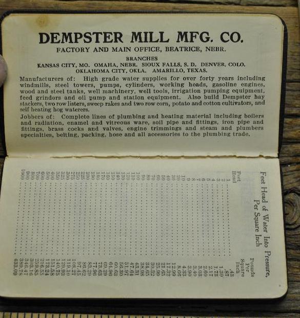 Dempster Pocket Calendar