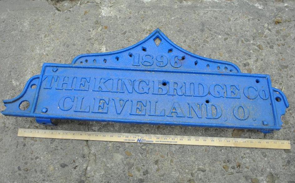 The King Bridge Co. Cast Plate