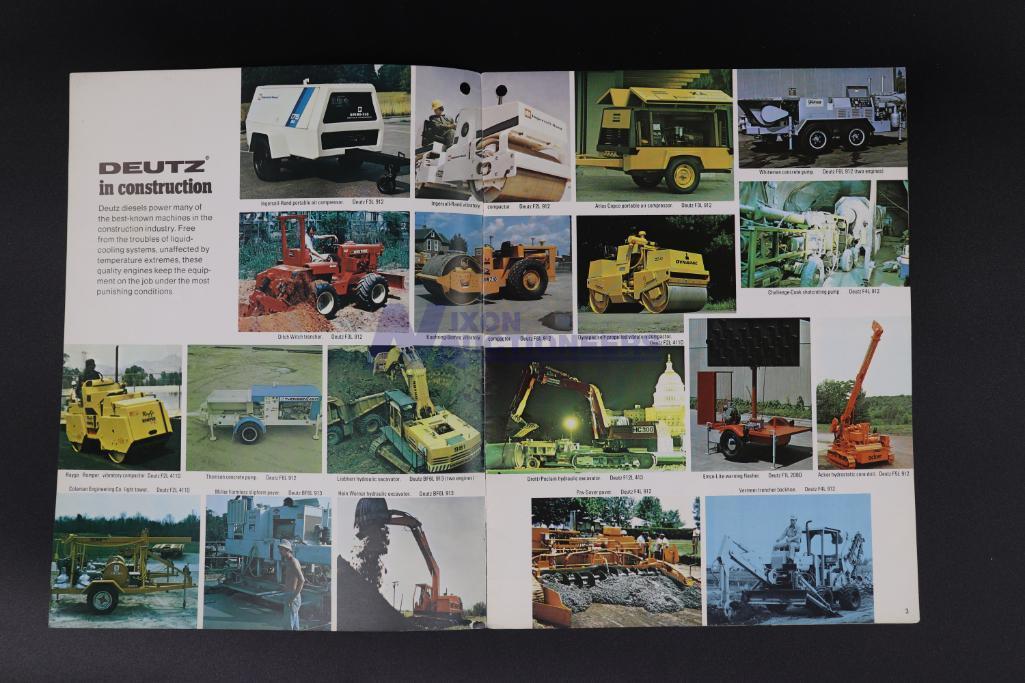 20 Assorted Deutz-Allis Tractor Dealership Brochures