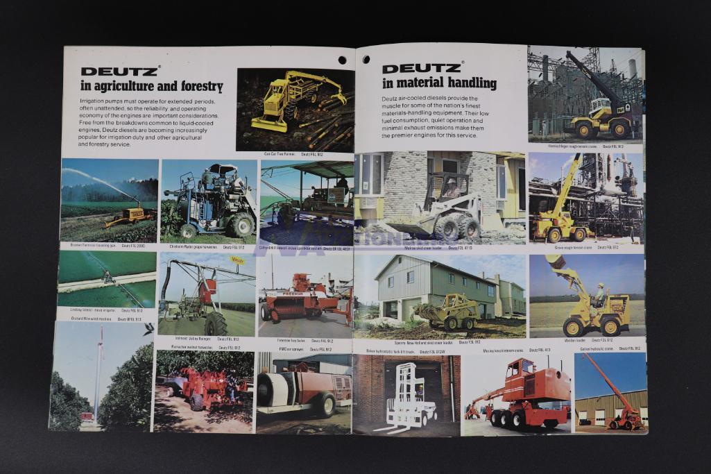 20 Assorted Deutz-Allis Tractor Dealership Brochures