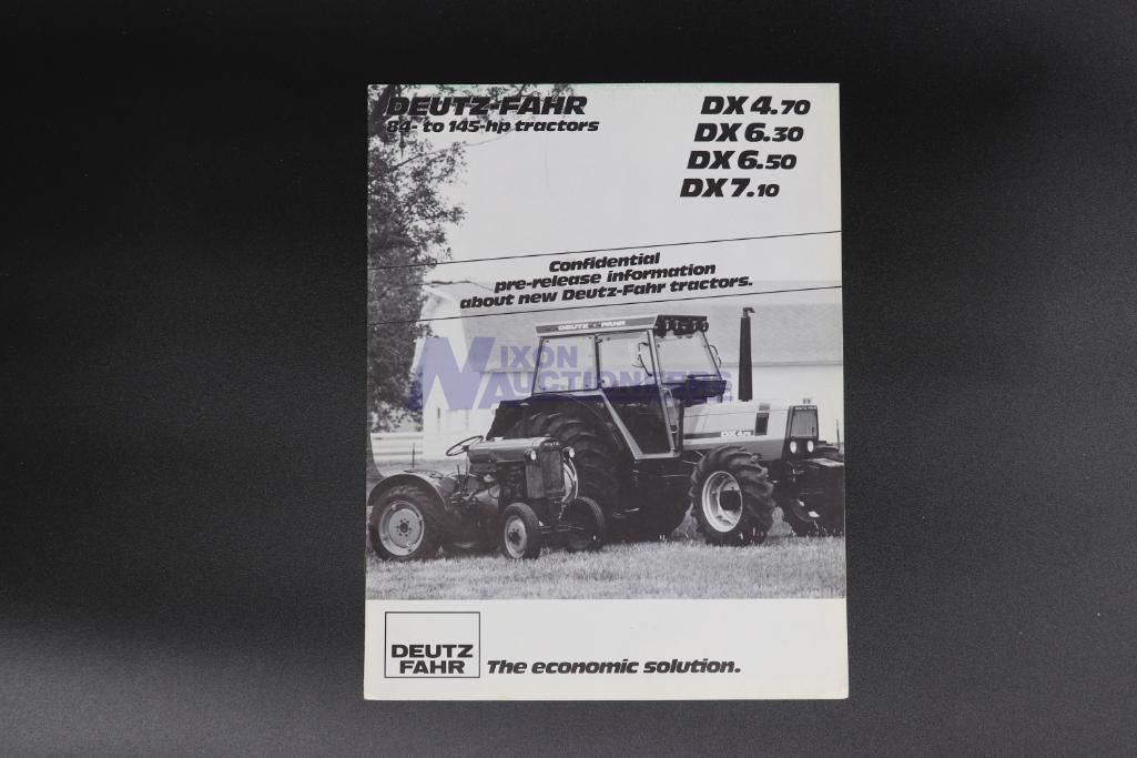 20 Assorted Deutz-Allis Tractor Dealership Brochures