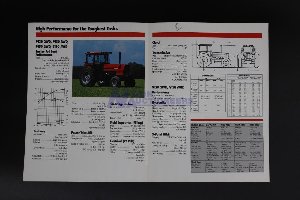 20 Assorted Deutz-Allis Tractor Dealership Brochures