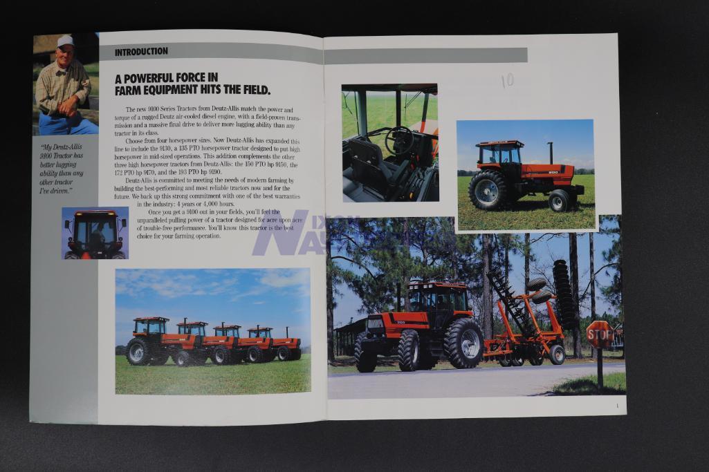 20 Assorted Deutz-Allis Tractor Dealership Brochures