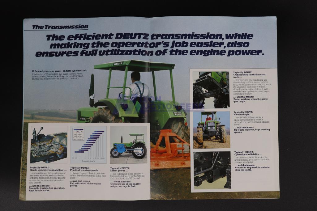 20 Assorted Deutz-Allis Tractor Dealership Brochures