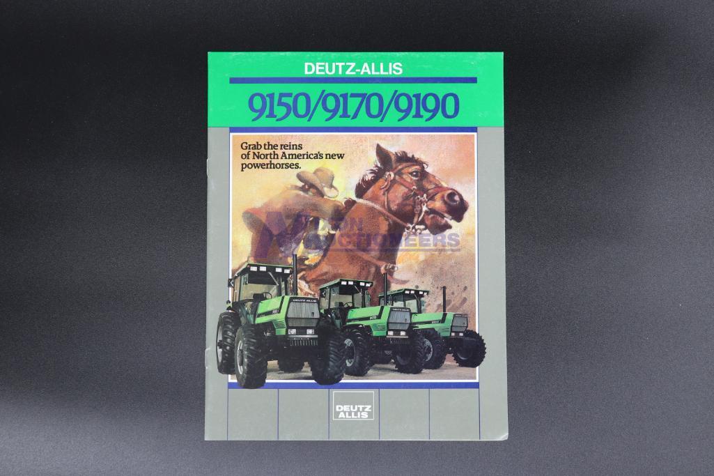 20 Assorted Deutz-Allis Tractor Dealership Brochures
