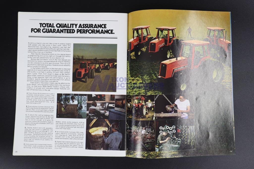 Four Allis-Chalmers Tractor Dealership Brochures