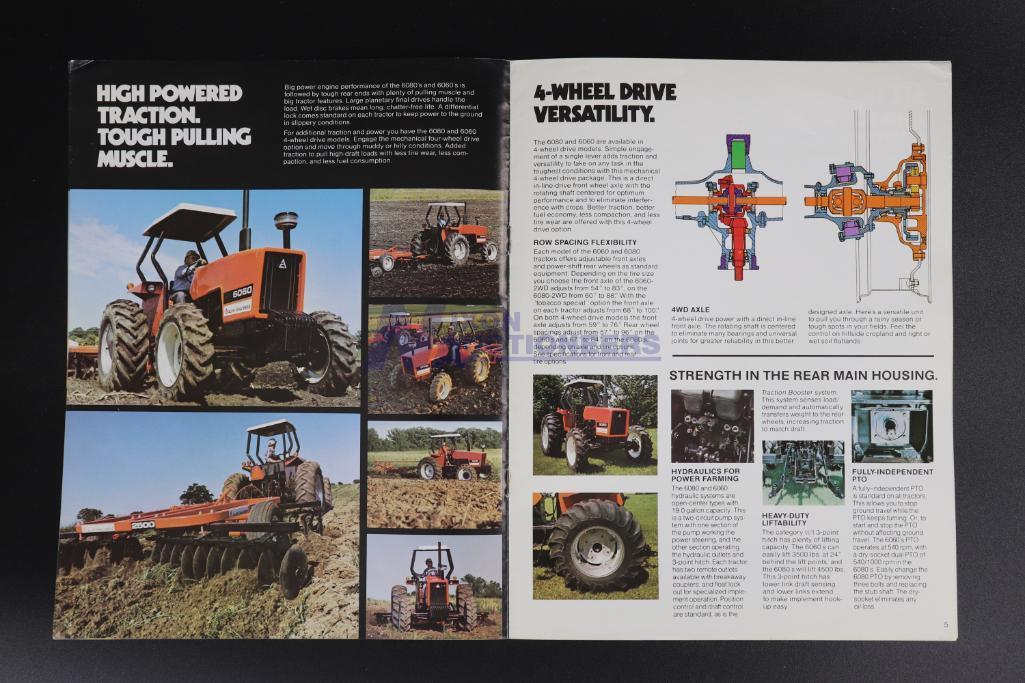 Four Allis-Chalmers Tractor Dealership Brochures