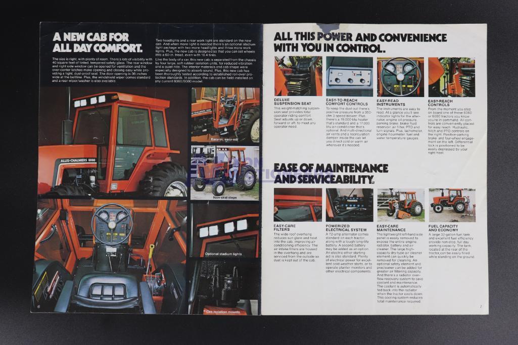 Four Allis-Chalmers Tractor Dealership Brochures