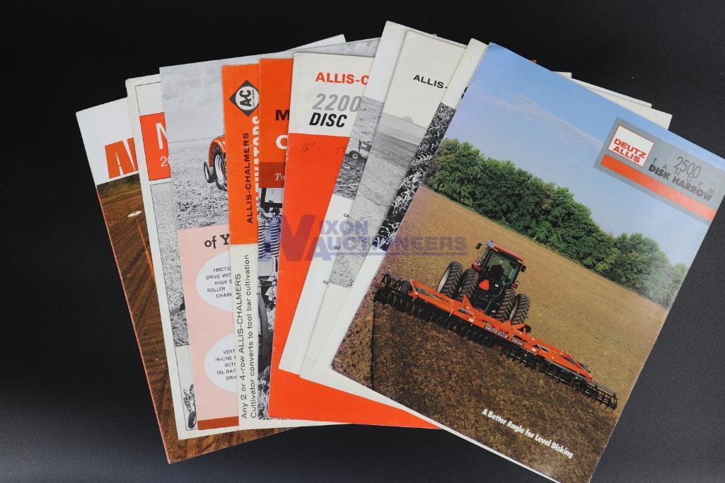 Ten Assorted Allis-Chalmers Implement Brochures