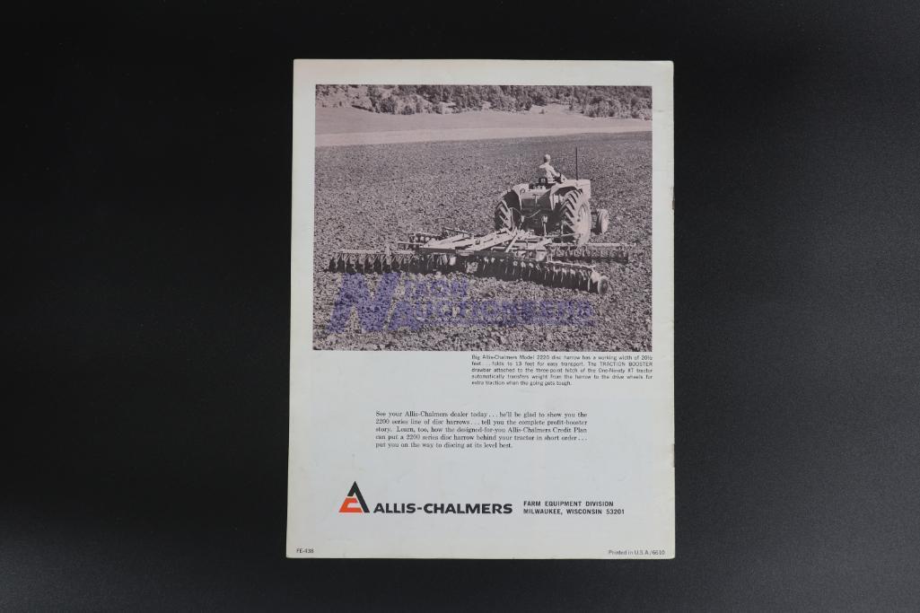 Ten Assorted Allis-Chalmers Implement Brochures