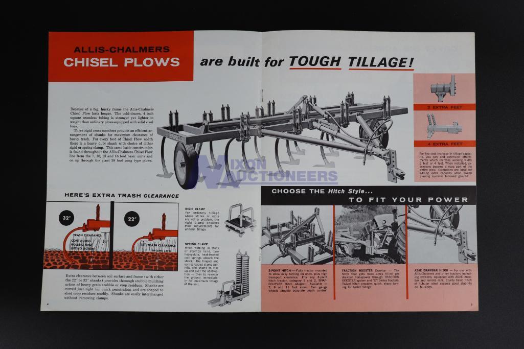 Ten Assorted Allis-Chalmers Implement Brochures