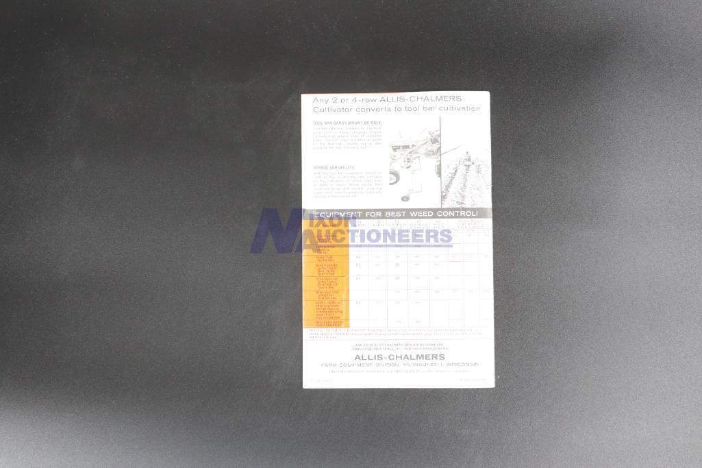 Ten Assorted Allis-Chalmers Implement Brochures