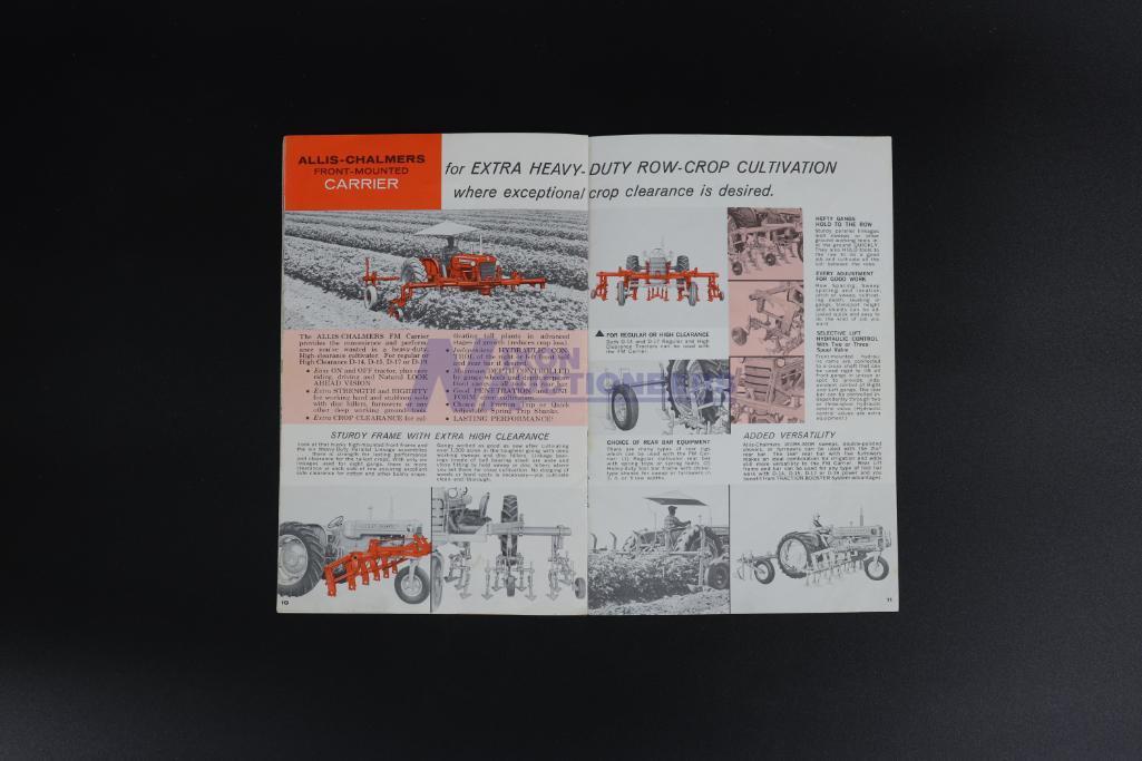 Ten Assorted Allis-Chalmers Implement Brochures