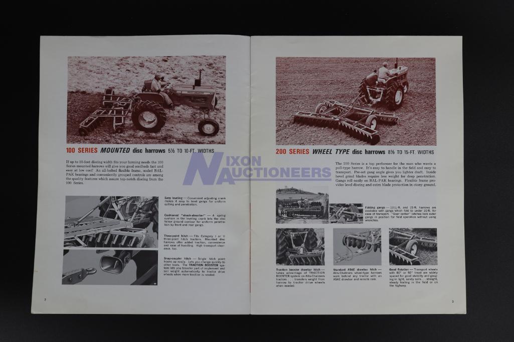 Ten Assorted Allis-Chalmers Implement Brochures