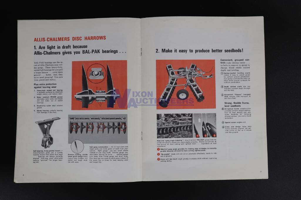 Ten Assorted Allis-Chalmers Implement Brochures