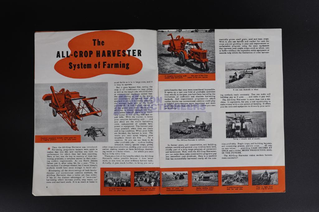 Allis-Chalmers Safer - Surer Farming With The Model "60" All-Crop Harvester