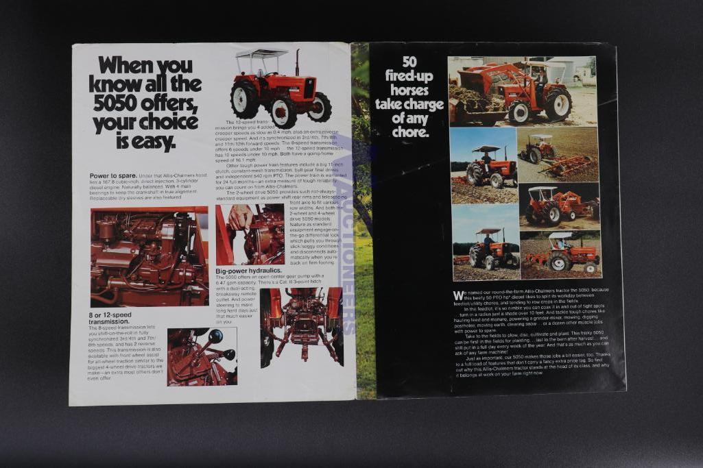 Allis-Chalmers 5020/5030 Diesel, 5040 & 5050 Tractor Brochures