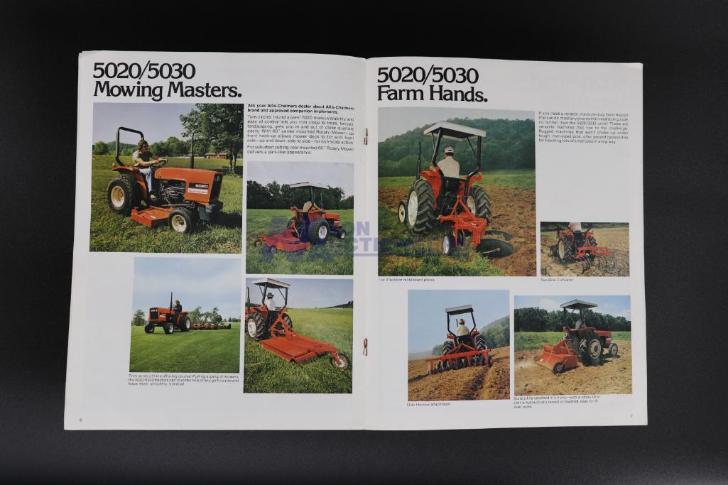 Allis-Chalmers 5020/5030 Diesel, 5040 & 5050 Tractor Brochures