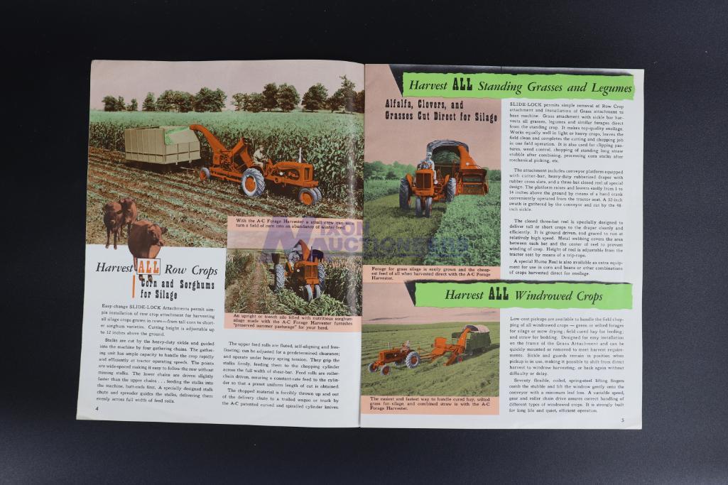 Five Allis-Chalmers Implement Brochures