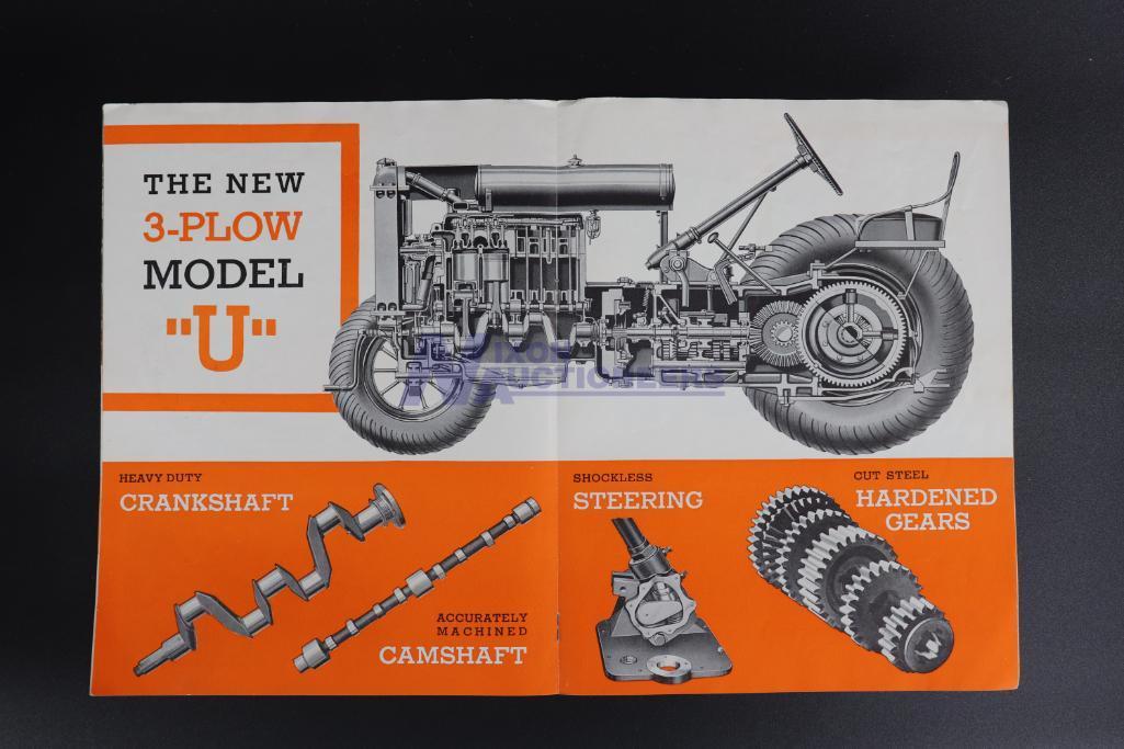 Allis-Chalmers Full 3 Plow Power Model U