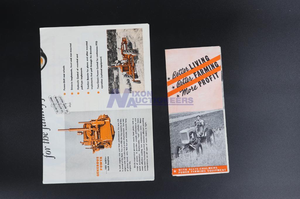 Assort Allis-Chalmers Tractor Brochures