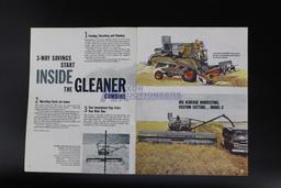 Eight Assorted Allis-Chalmers and Gleaner Combine Models K, F, G, & C Dealership Brochures