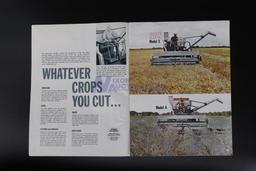 Eight Assorted Allis-Chalmers and Gleaner Combine Models K, F, G, & C Dealership Brochures