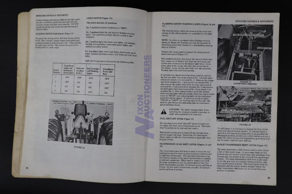 Allis-Chalmers 7030 Operators Manual