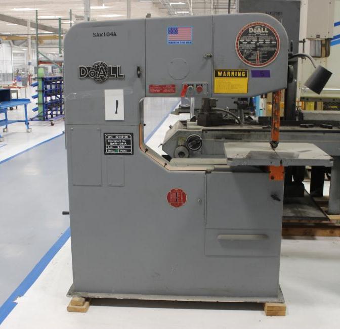 DoAll Vertical Band Saw