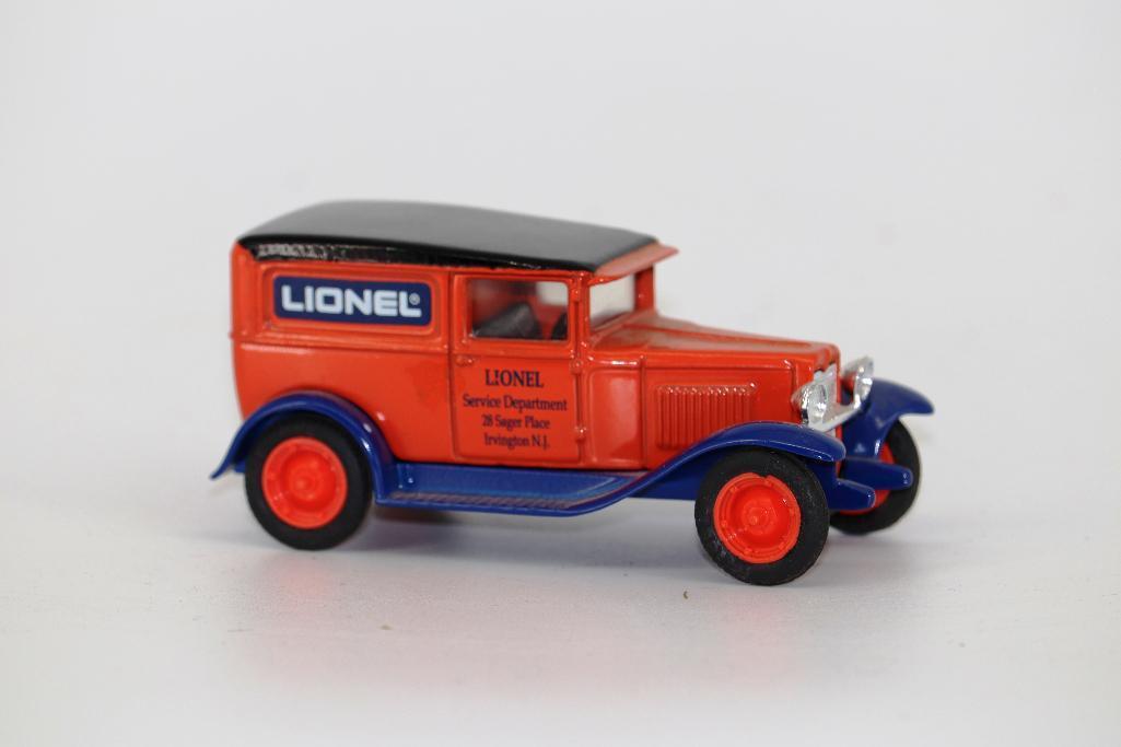 ERTL Trucks with Lionel Electric Trains Signs on sides