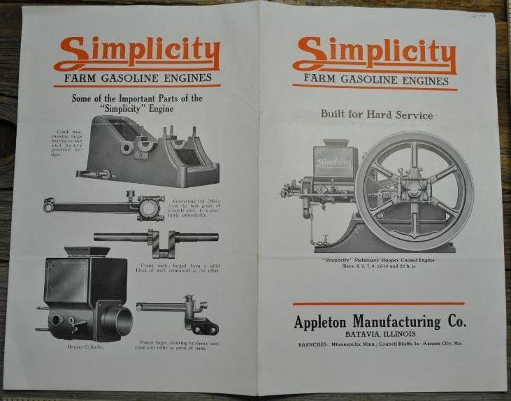 Simplicity Farm Gasoline Engines