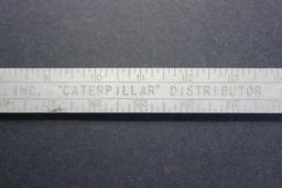 Caterpillar Metal Folding Yard Stick