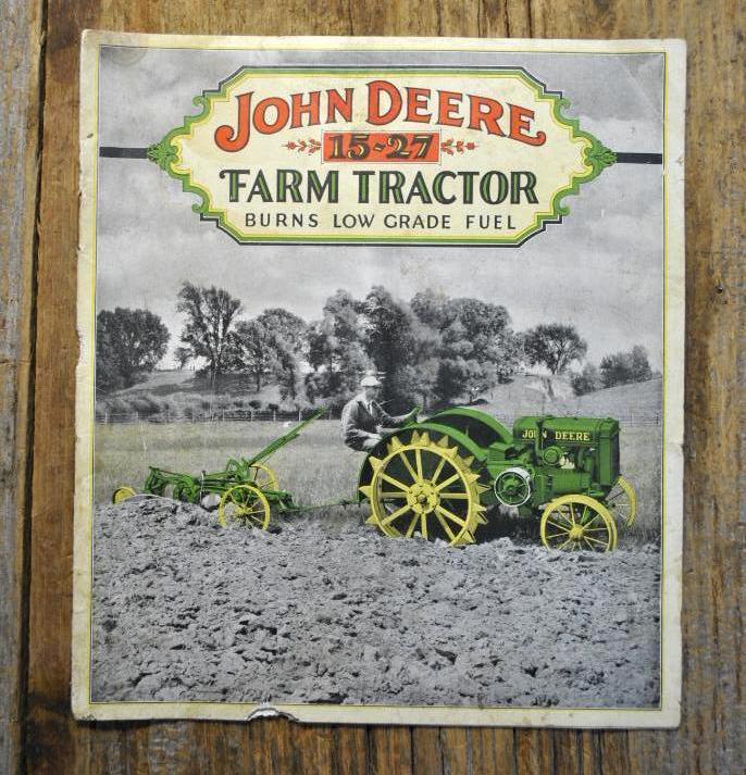 The John Deere 15-27 Farm Tractor Dealership Sales Brochure