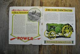 The John Deere 15-27 Farm Tractor Dealership Sales Brochure