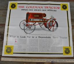 Coleman Tractor Brochure