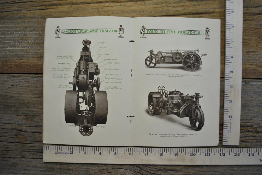 Rare 1915 Sampson Sieve Grip Tractor Co Stockton Cal. Catalog