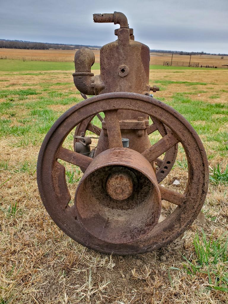 RARE 6 HP Detroit Engine Works Stationary Engine