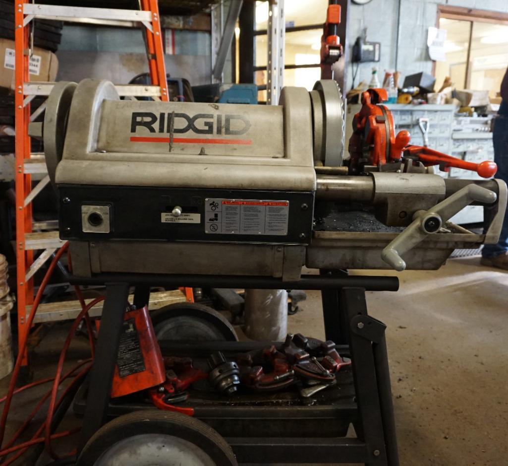 Ridgid Model 1224 Threader With Cart