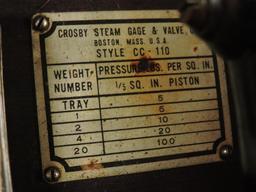 Crosby Steam Gage & Valve Company Pressure Tester