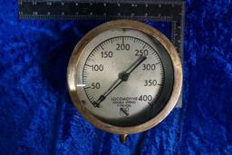 Pressure gauge Locomotive 400 psi