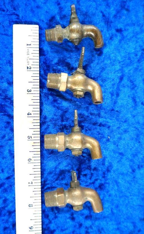 Brass spigots 1/4, 1/2