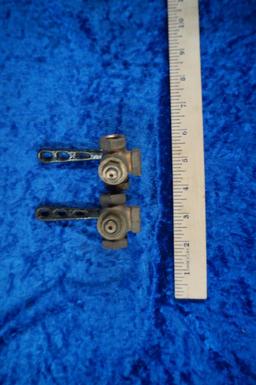 Brass 3 way valves, 1/4" New