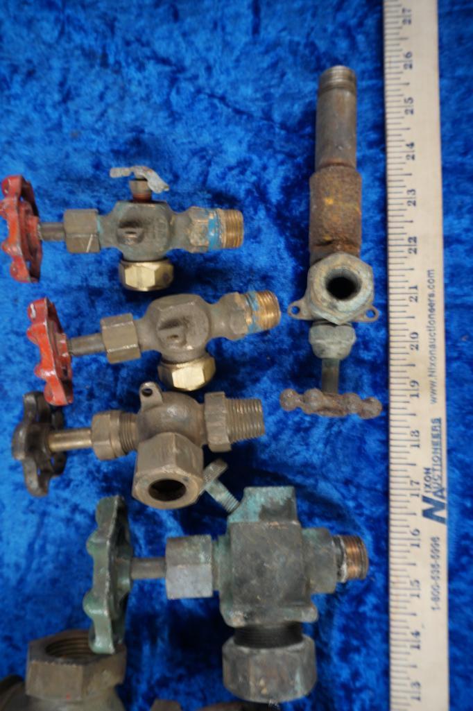 Assorted Brass Site Glass Valves, Brass Check Valves