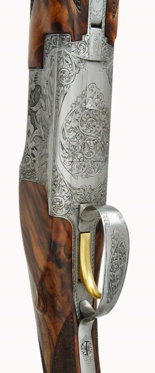 OUTSTANDING ANGELO BEE ENGRAVED BROWNING