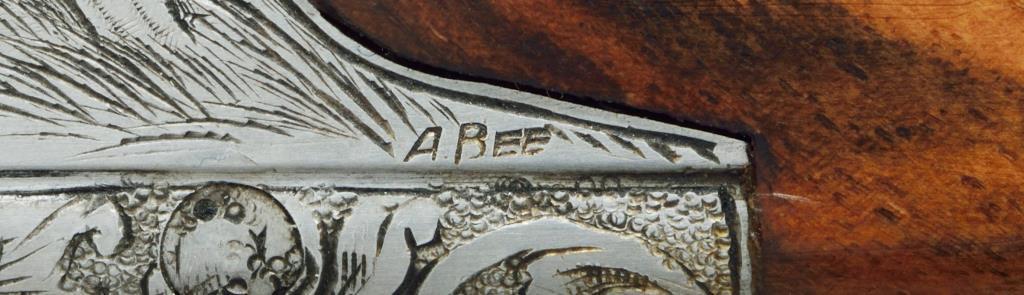 OUTSTANDING ANGELO BEE ENGRAVED BROWNING