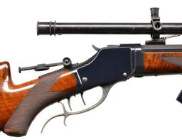 FINE WINCHESTER 1885 HI WALL TAKEDOWN SCHUETZEN